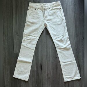 SAINT LAURENT WHITE DENIM SIZE 32 MENS